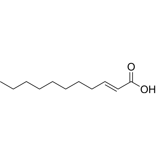 trans-2-Undecenoic acid Chemical Structure