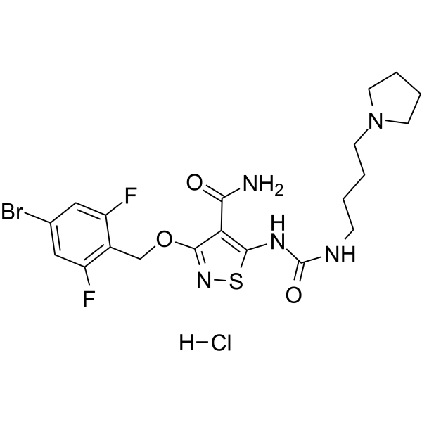 CP-547632 hydrochloride Chemical Structure