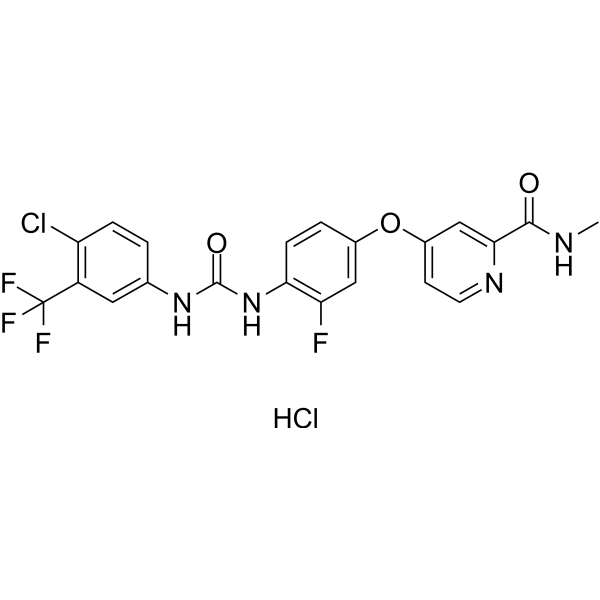 Regorafenib Hydrochloride Chemical Structure
