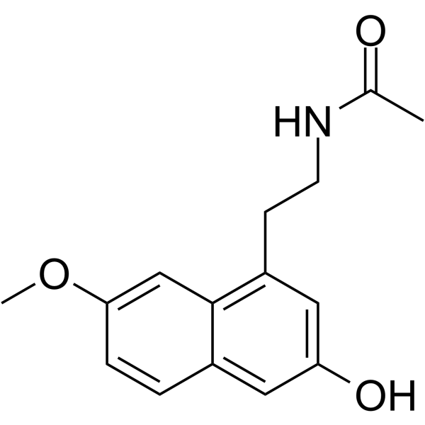 3-Hydroxy agomelatine Chemical Structure