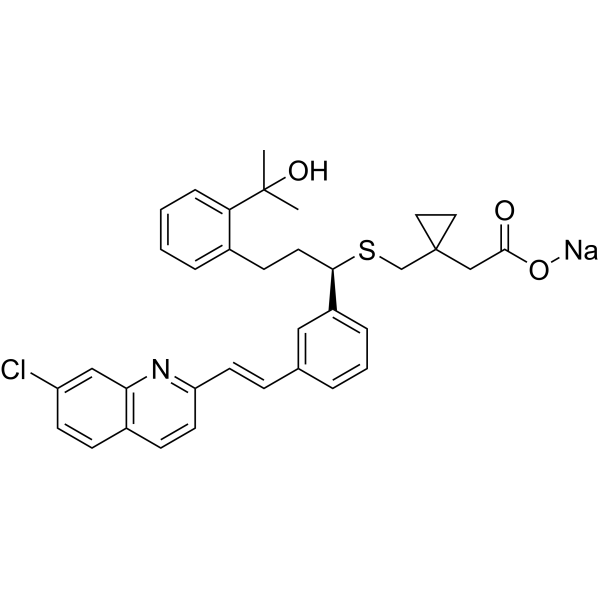 Montelukast sodium (Standard) Chemical Structure