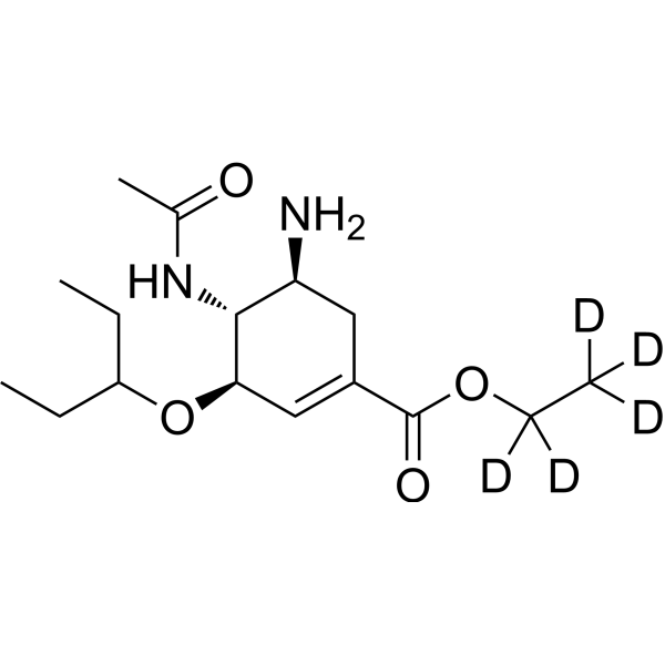 Oseltamivir-d<sub>5</sub> Chemical Structure