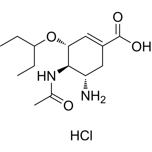 Oseltamivir acid hydrochloride Chemical Structure