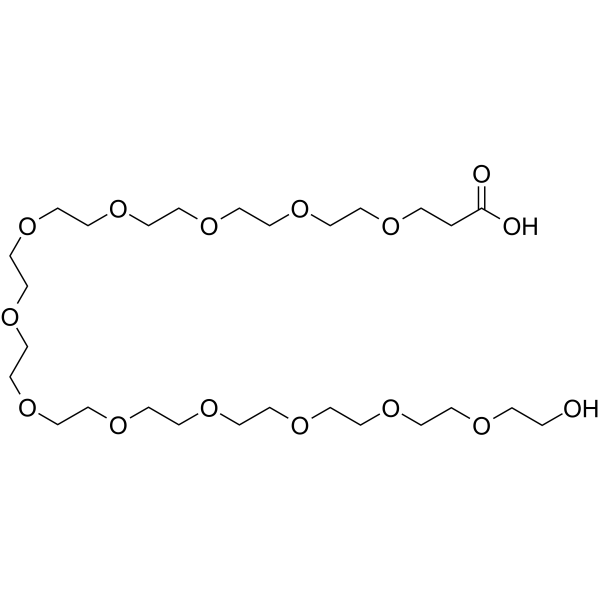 Hydroxy-PEG12-acid Chemical Structure