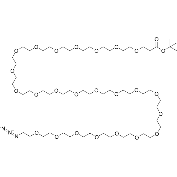 Azido-PEG24-Boc Chemical Structure