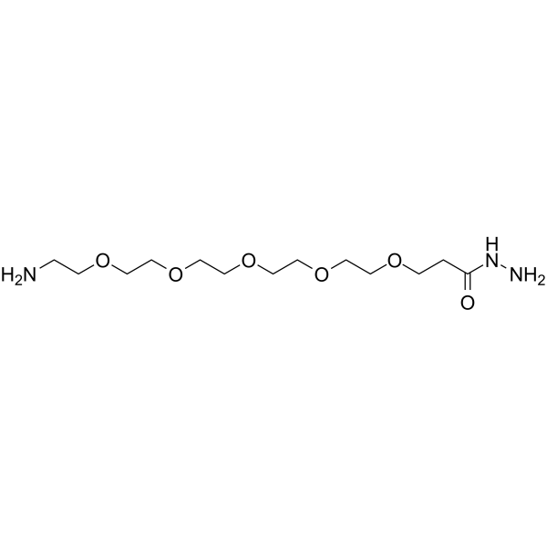 H2N-PEG5-Hydrazide Chemical Structure