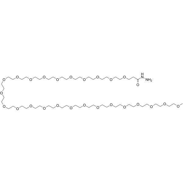 m-PEG25-Hydrazide Chemical Structure