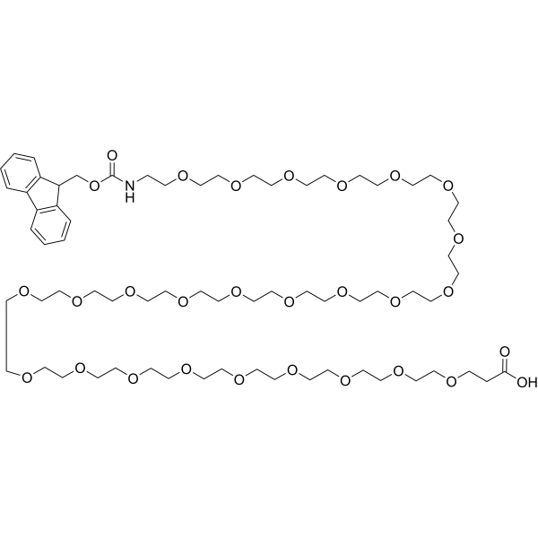 Fmoc-NH-PEG25-CH2CH2COOH Chemical Structure