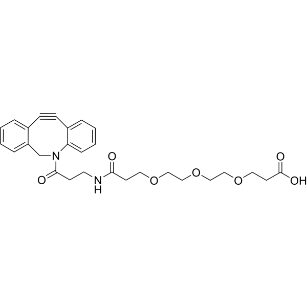 DBCO-NHCO-PEG3-acid Chemical Structure