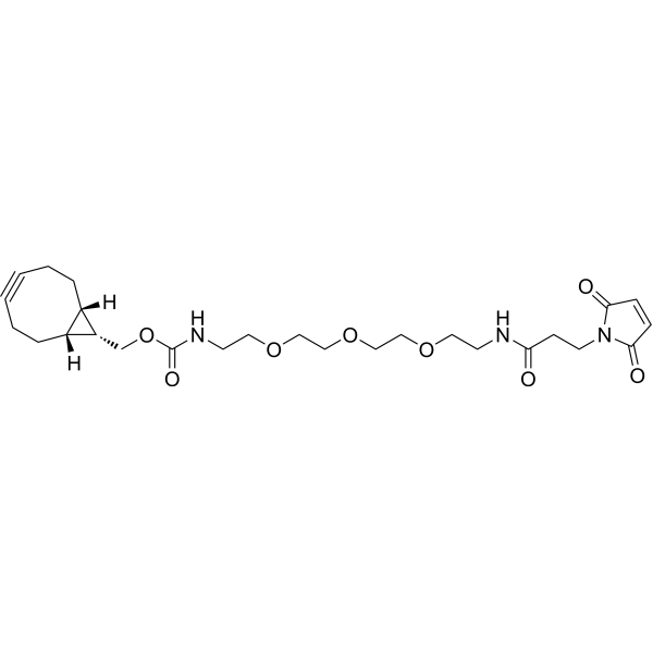 endo-BCN-PEG3-mal Chemical Structure