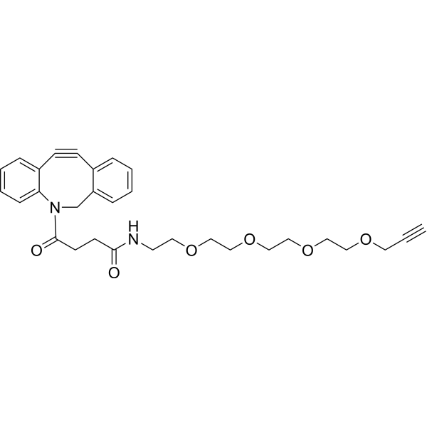 DBCO-PEG4-alkyne Chemical Structure