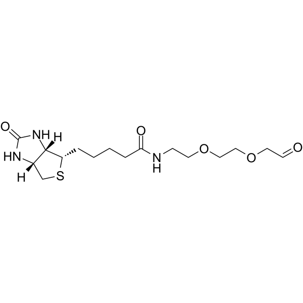 Biotin-PEG2-C1-aldehyde Chemical Structure
