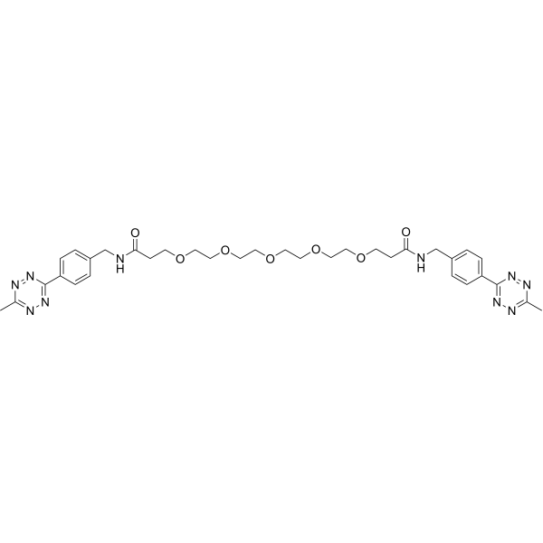 Methyltetrazine-PEG5-methyltetrazine Chemical Structure