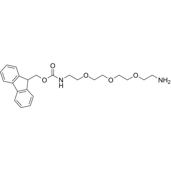 Fmoc-NH-PEG3-C2-NH2 Chemical Structure