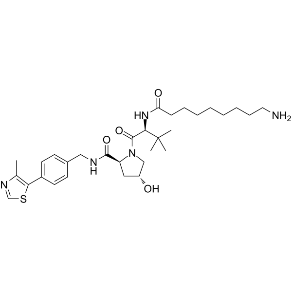 (S,R,S)-AHPC-C8-NH2 Chemical Structure
