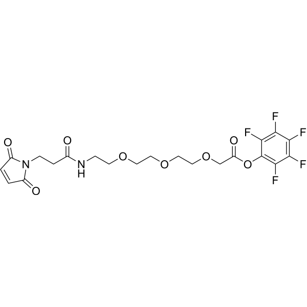 Mal-amido-PEG3-C1-PFP ester Chemical Structure