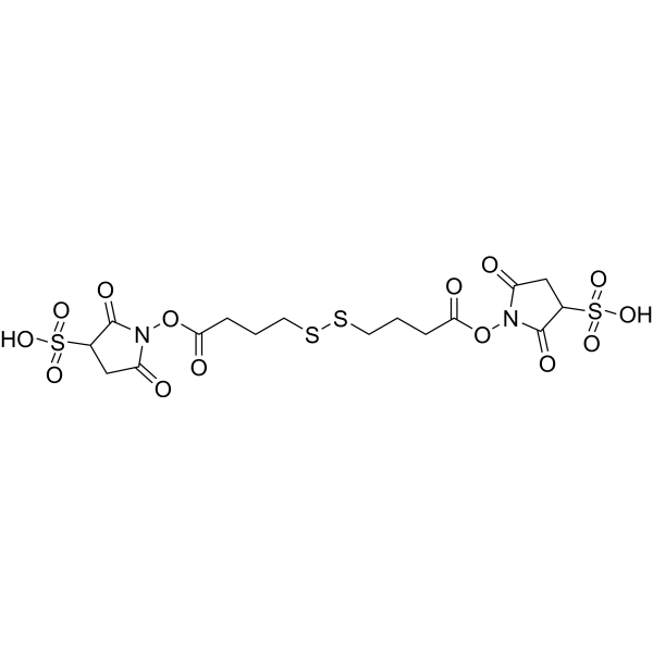 Bis-SS-C3-sulfo-NHS ester Chemical Structure
