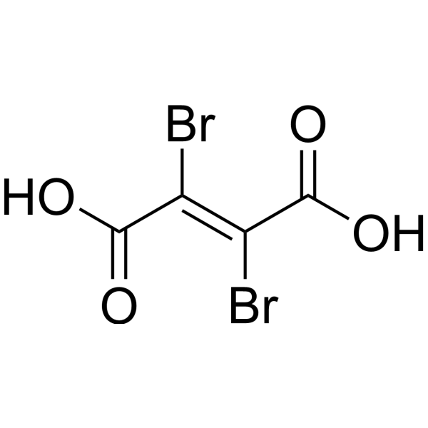 (E)-2,3-Dibromo-2-butenedioic acid Chemical Structure