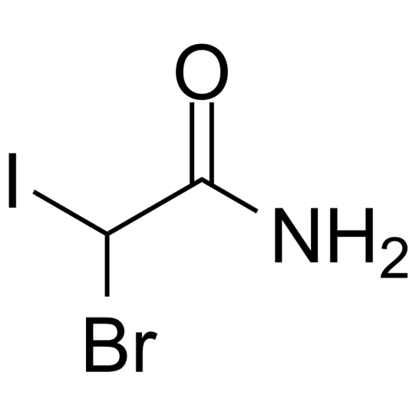 Bromoiodoacetamide Chemical Structure