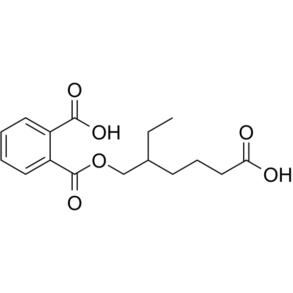 Mono(5-carboxy-2-ethylpentyl) phthalate Chemical Structure