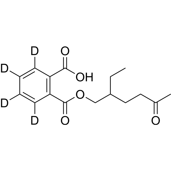 Mono(2-<em>ethyl</em>-<em>5</em>-oxohexyl) phthalate-d4