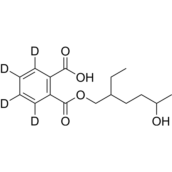Mono(2-<em>ethyl</em>-<em>5</em>-hydroxyhexyl) phthalate-d4