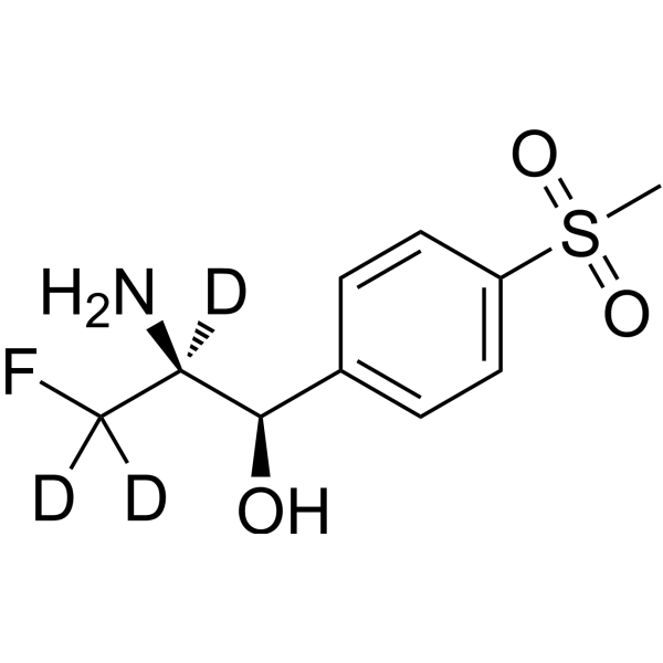 ent-Florfenicol Amine-d<sub>3</sub> Chemical Structure