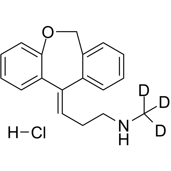 Nordoxepin-d<sub>3</sub> hydrochloride Chemical Structure