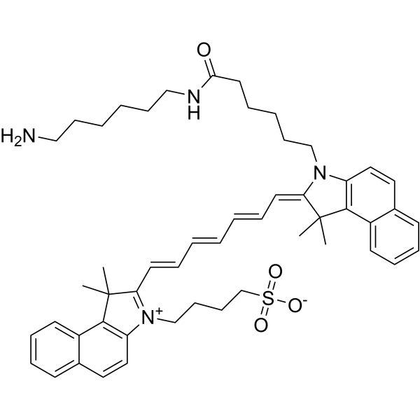 ICG-amine Chemical Structure