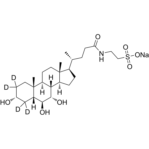 <em>Tauro-α-muricholic</em> acid-d<em>4</em> sodium