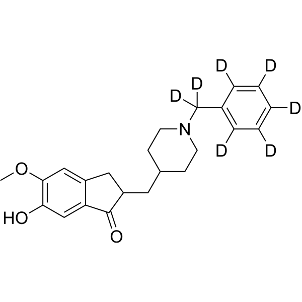 6-O-Desmethyl donepezil-d<sub>7</sub> Chemical Structure