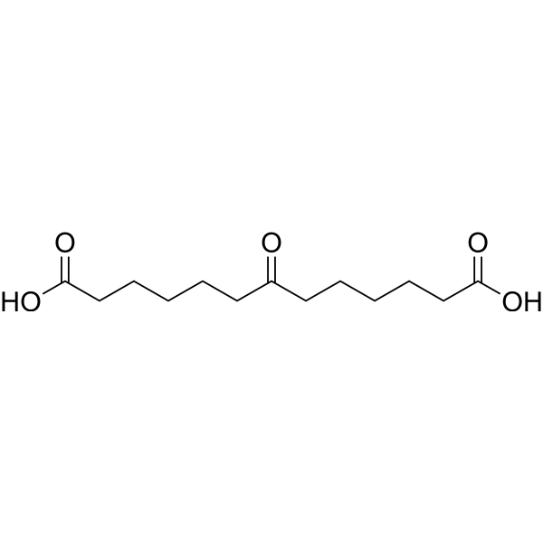7-Oxotridecanedioic acid Chemical Structure