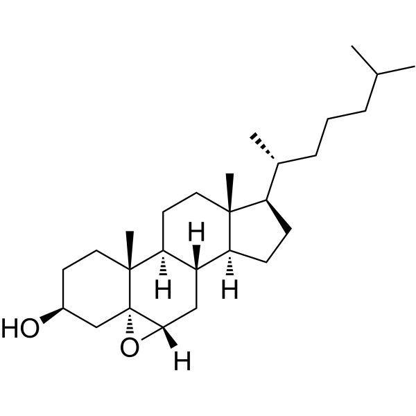Cholesterol 5α,6α-epoxide Chemical Structure