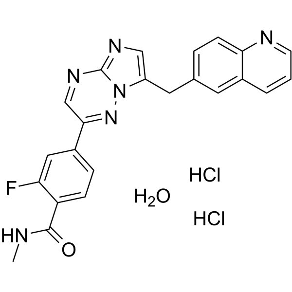 Capmatinib dihydrochloride hydrate Chemical Structure