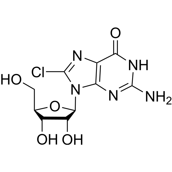 8-Chloroguanosine Chemical Structure