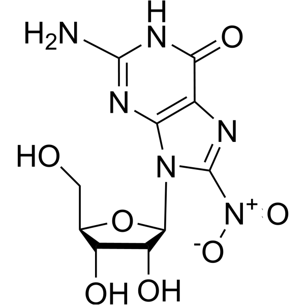8-Nitroguanosine Chemical Structure