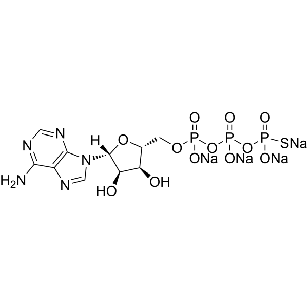 ATP-γ-S tetrasodium Chemical Structure
