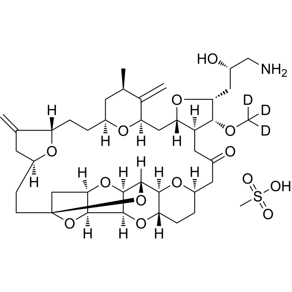 Eribulin-d<sub>3</sub> mesylate Chemical Structure