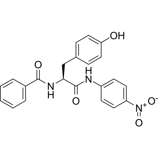 <em>N</em>-Benzoyl-<em>L-tyrosine</em> p-nitroanilide