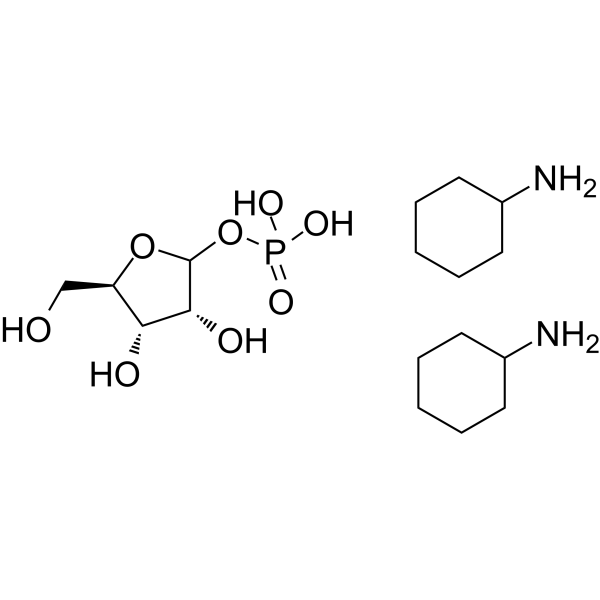 D-Ribofuranose1-dihydrogenphosphate dicyclohexanamine Chemical Structure