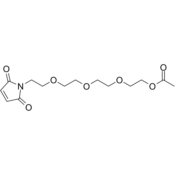 Mal-PEG3-O-Ac Chemical Structure