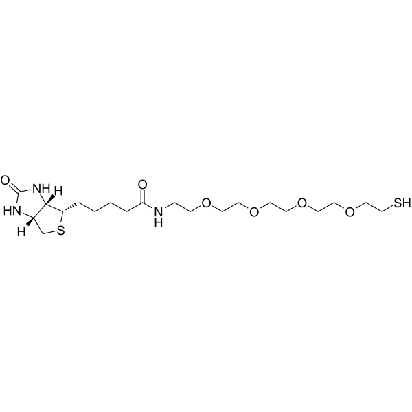 Biotin-PEG4-SH Chemical Structure