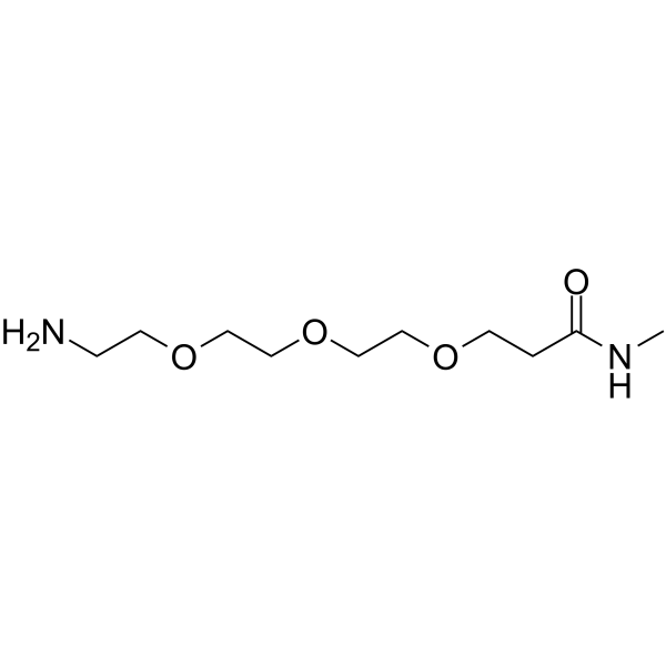 Methylacetamide-PEG3-NH2 Chemical Structure
