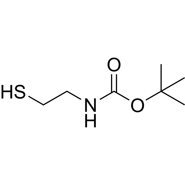 2-(Boc-amino)ethanethiol Chemical Structure