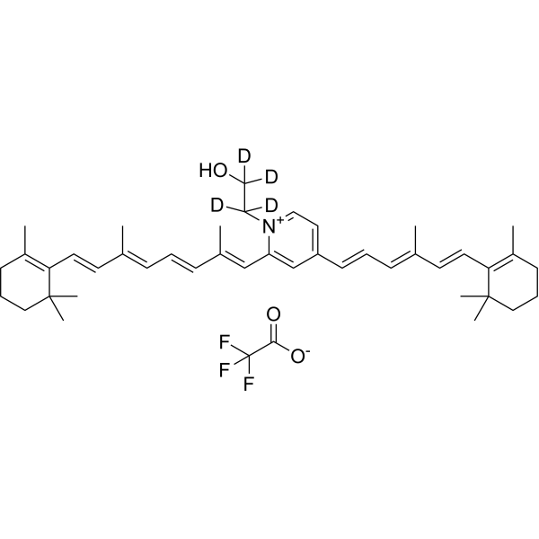 Pyridinium bisretinoid A2E-d<sub>4</sub> TFA Chemical Structure