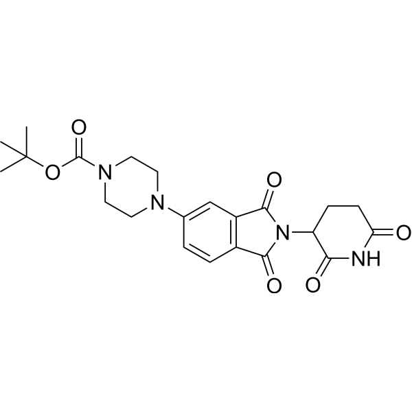 Thalidomide-piperazine-Boc Chemical Structure