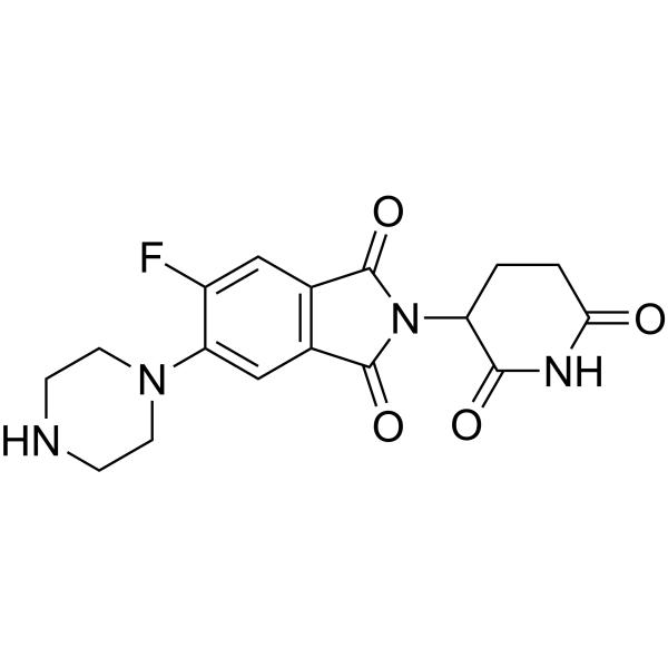 Thalidomide-Piperazine 5-fluoride Chemical Structure
