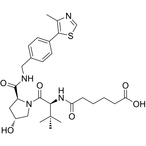 (S,R,S)-AHPC-C4-COOH Chemical Structure