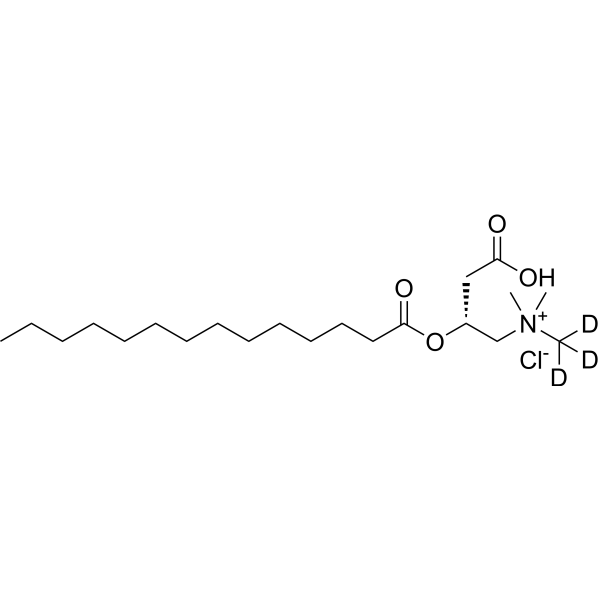Myristoyl-<em>L-carnitine</em>-d<em>3</em> chloride