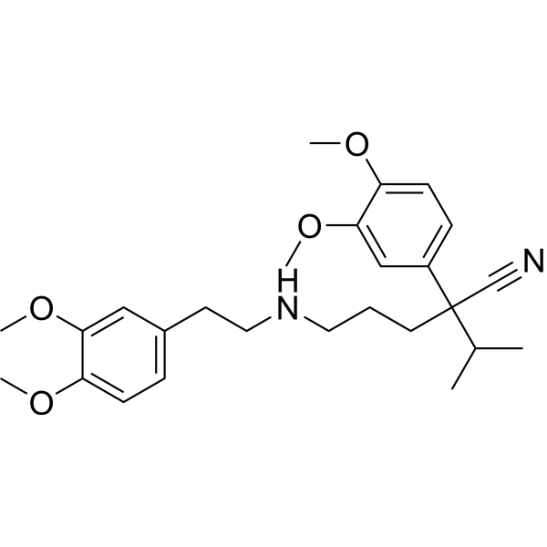 Norverapamil Chemical Structure